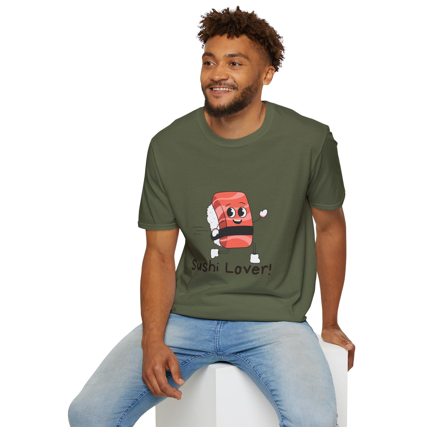 Sushi Lover Unisex Softstyle T-Shirt - Fun & Quirky Apparel for Foodies