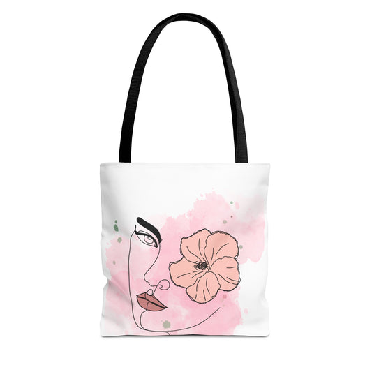 Artistic Floral Tote Bag - Chic and Stylish for Everyday Use