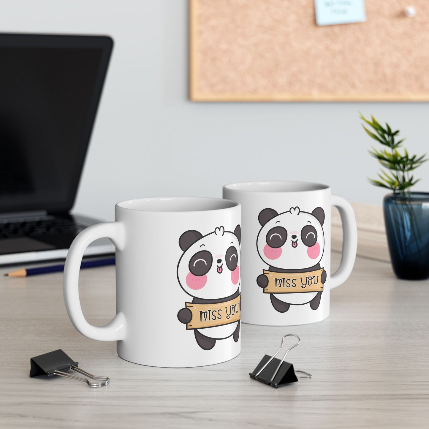 Cute Panda Ceramic Mug - 11oz & 15oz - Perfect Gift for Animal Lovers