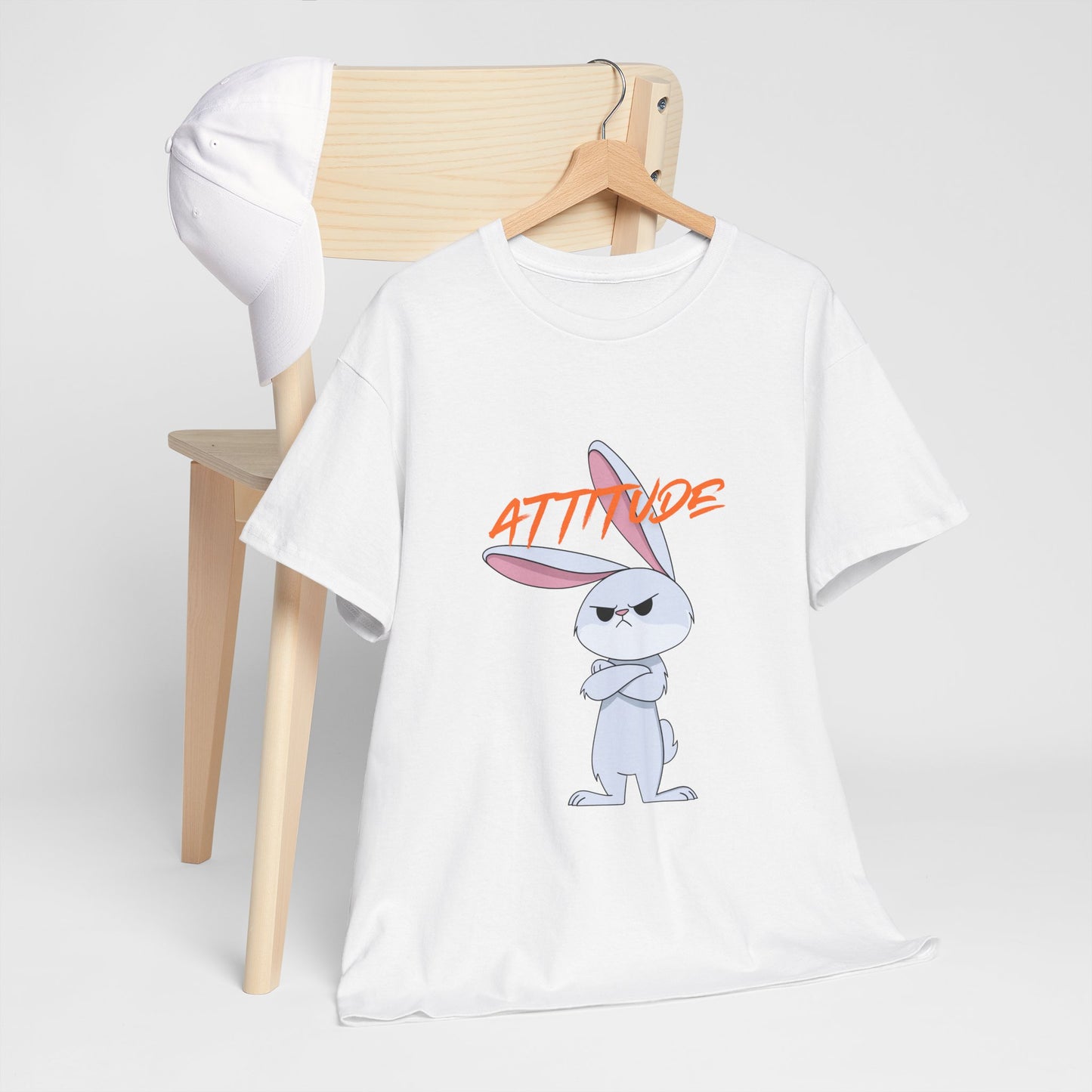 Attitude Rabbit Unisex Heavy Cotton Tee