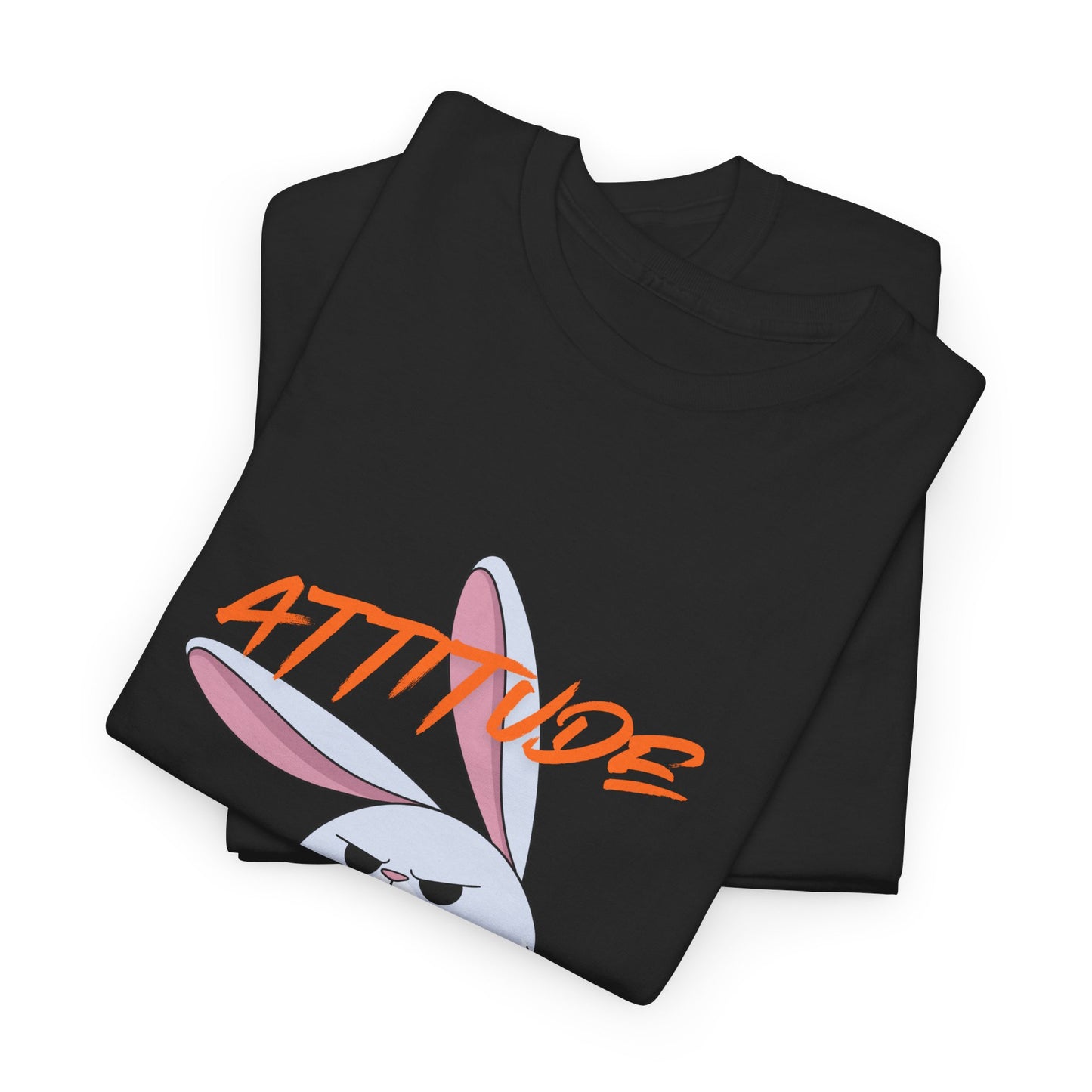 Attitude Rabbit Unisex Heavy Cotton Tee