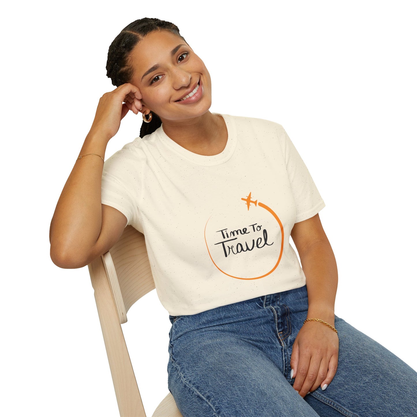 Unisex Travel T-Shirt - "Time To Travel" Graphic Tee