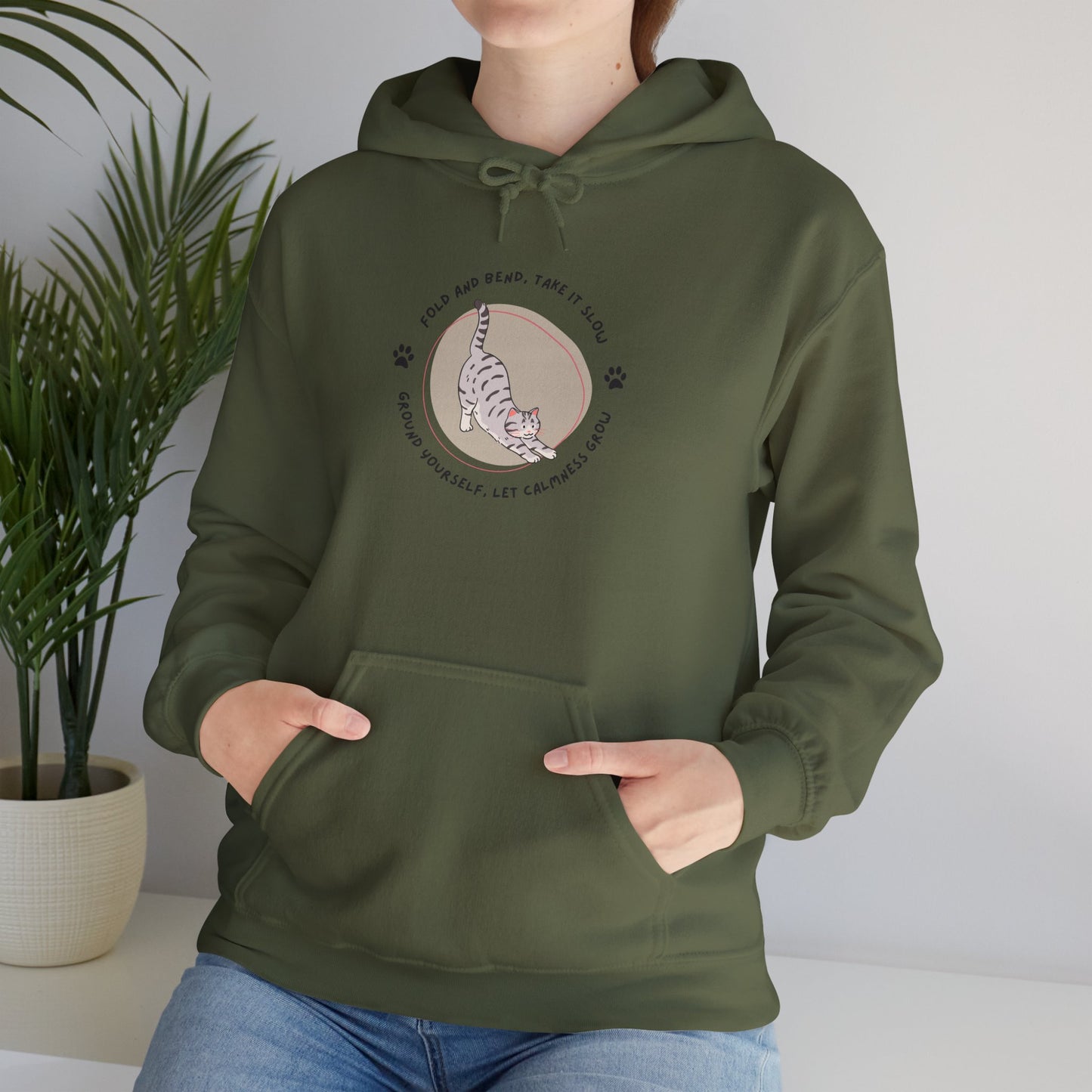 Inspirational Message Hoodie - "You Are Enough" Unisex Heavy Blend™ Sweatshirt