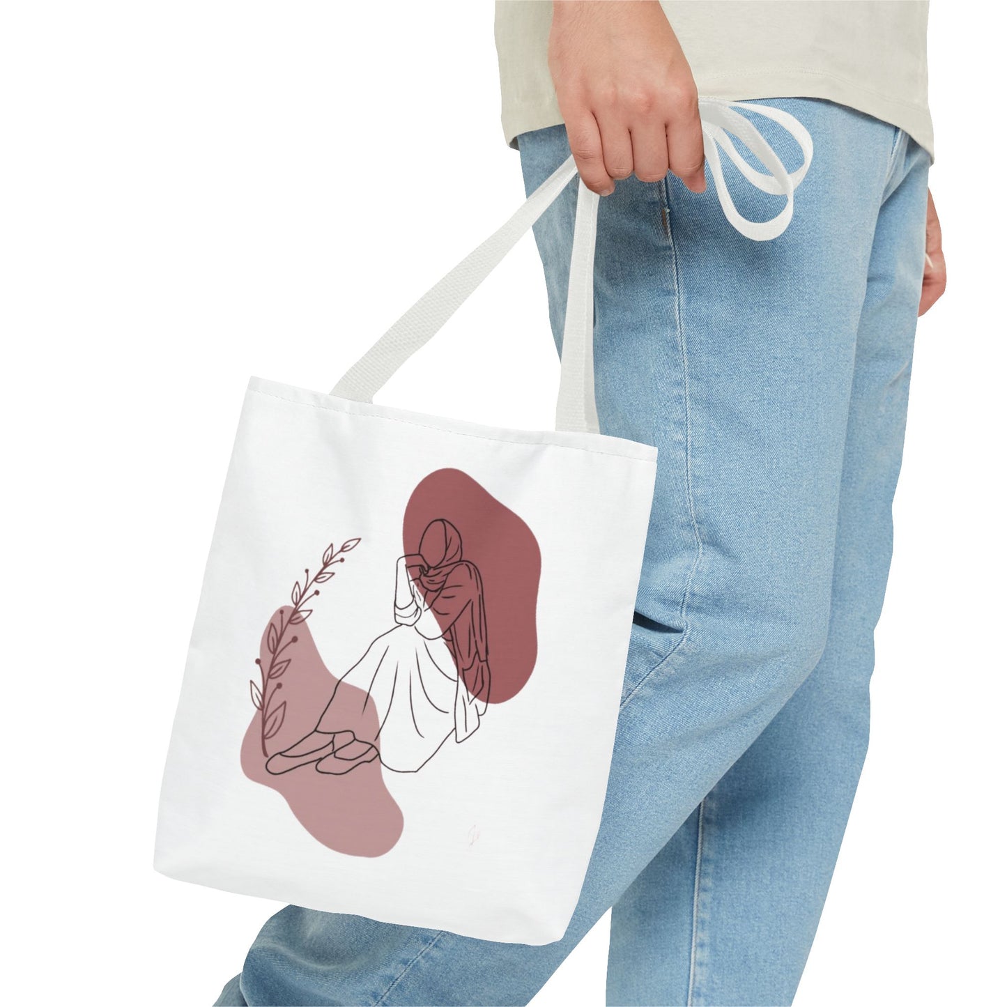 Artistic Minimalist Tote Bag - Elegant Design for Everyday Use