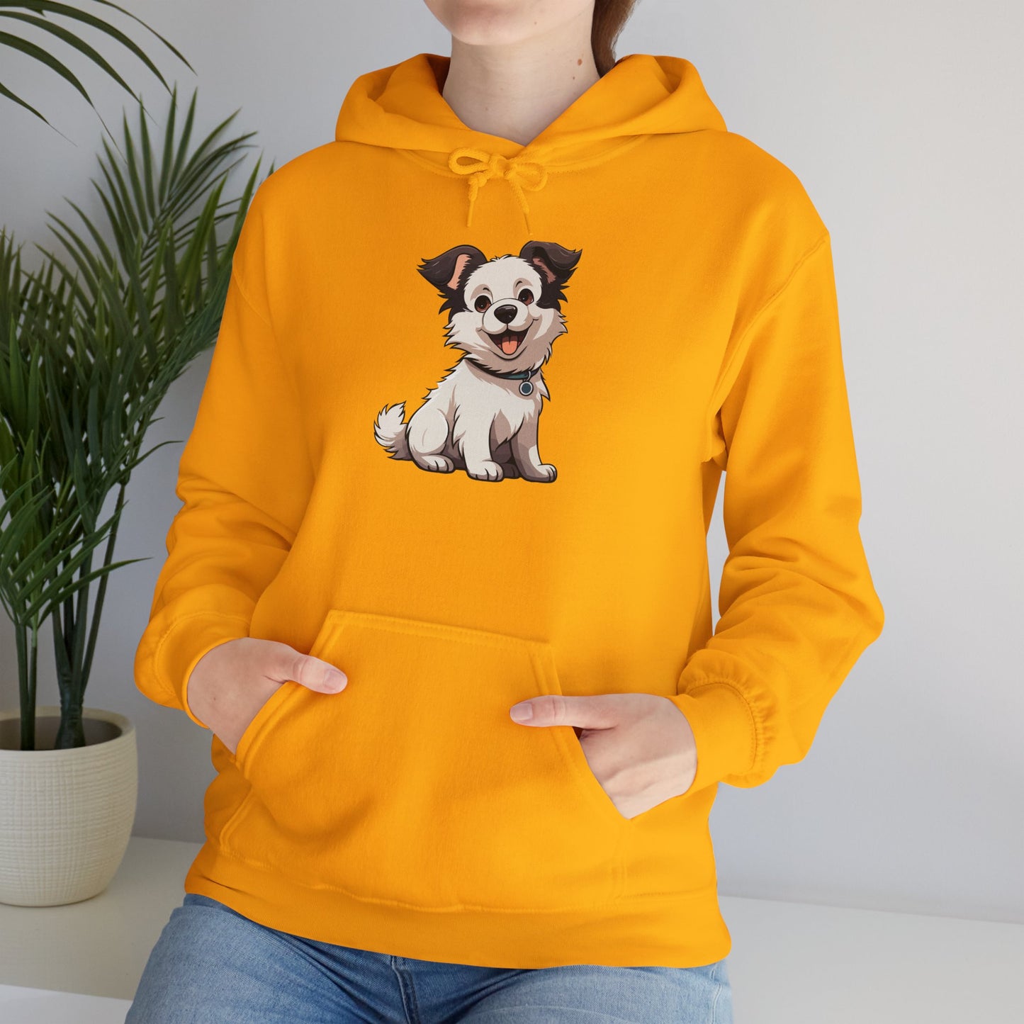 Cute Dog Graphic Unisex Hoodie - Perfect for Pet Lovers