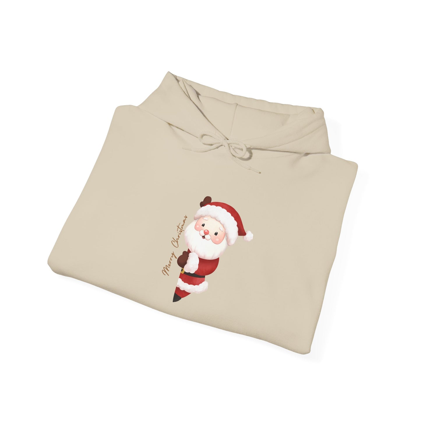 Santa Claus Hooded Sweatshirt - Cozy Christmas Unisex Pullover