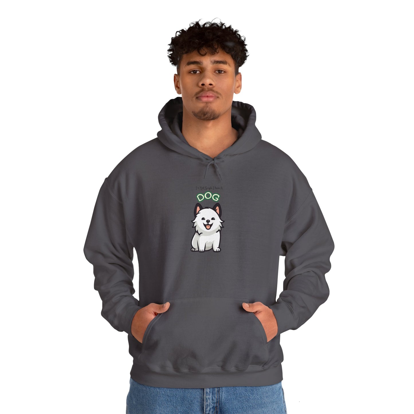 Cute Dog Design Unisex Heavy Blend Hoodie – Perfect Gift for Pet Lovers