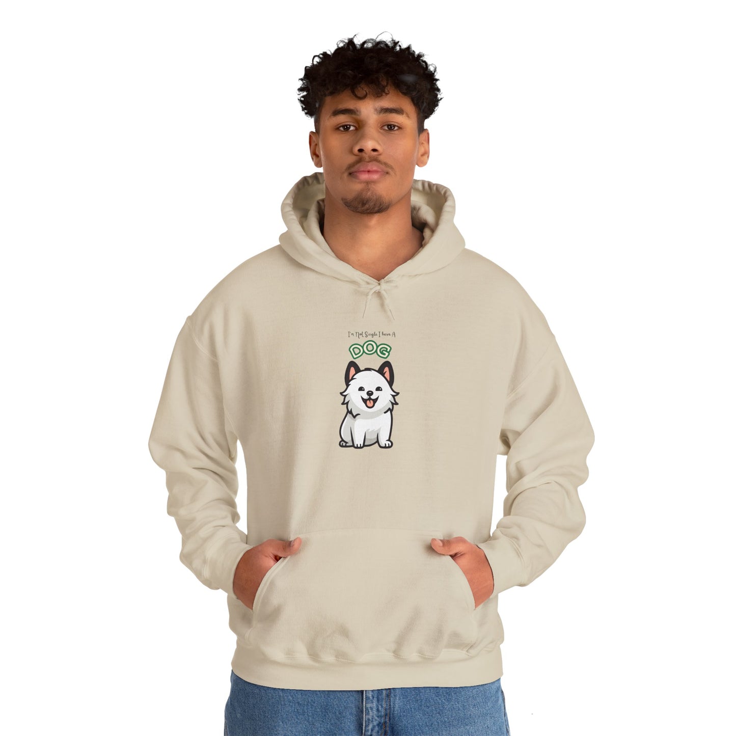 Cute Dog Design Unisex Heavy Blend Hoodie – Perfect Gift for Pet Lovers