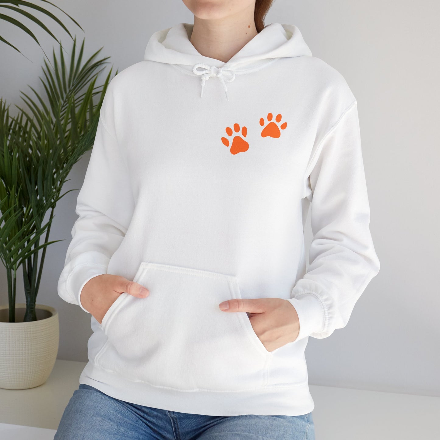 Corgi Paw Print Hoodie