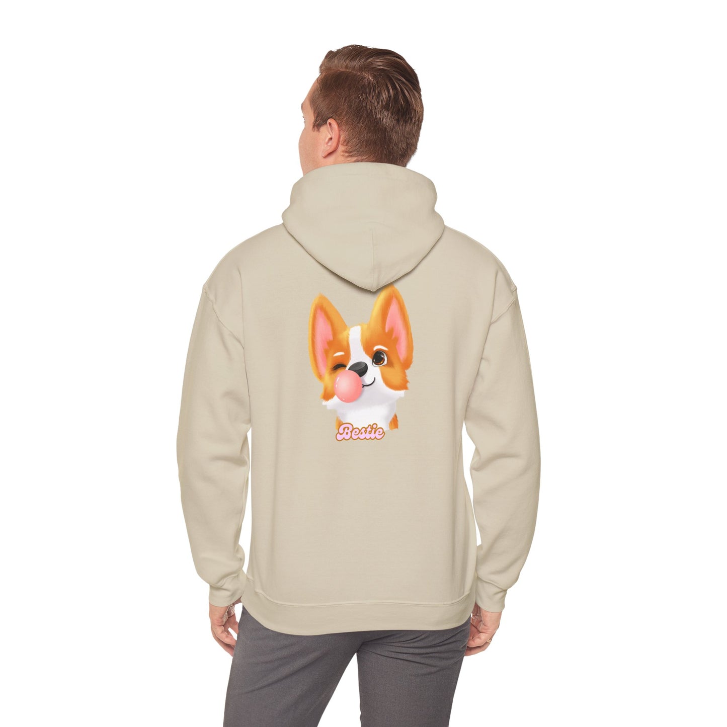 Corgi Paw Print Hoodie