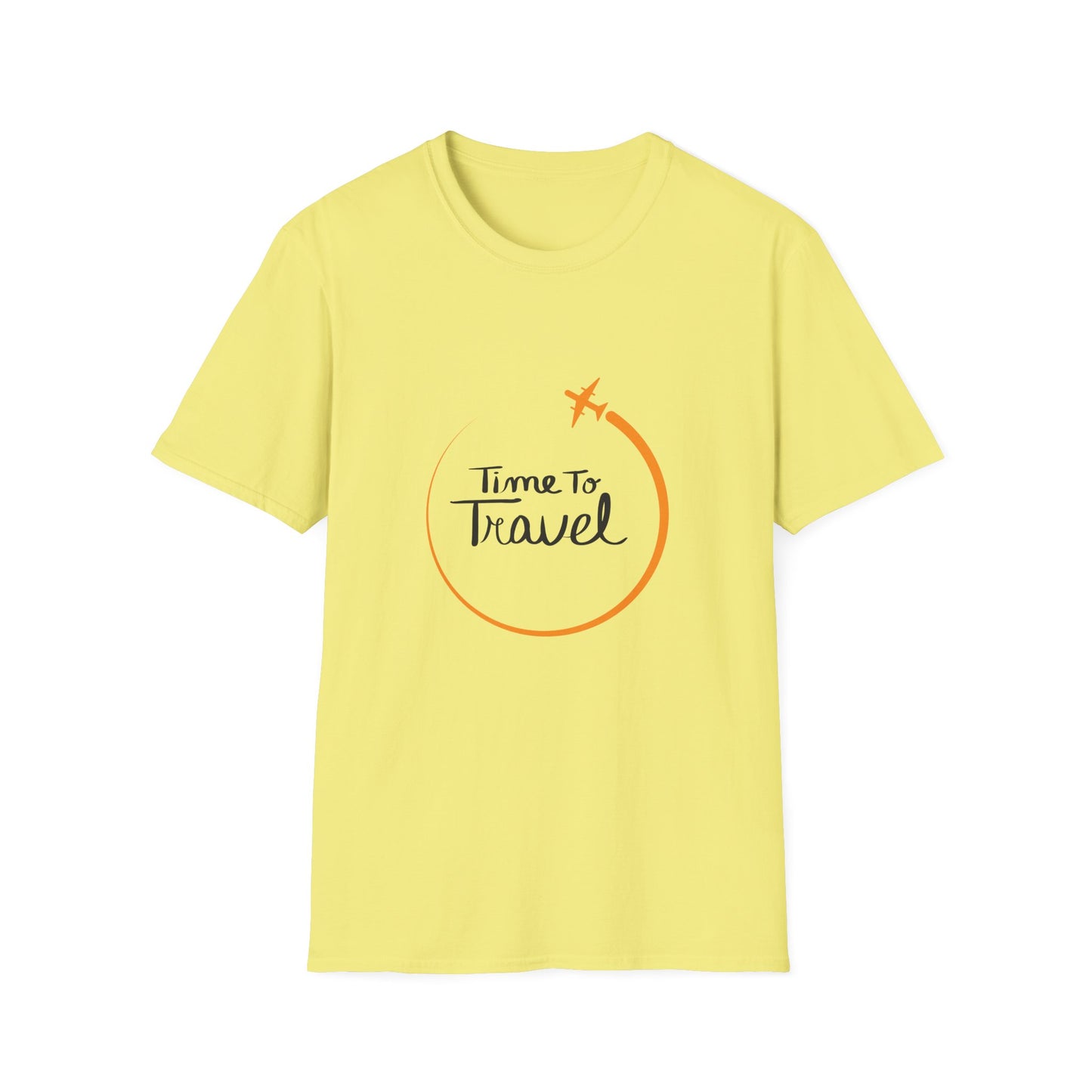 Unisex Travel T-Shirt - "Time To Travel" Graphic Tee